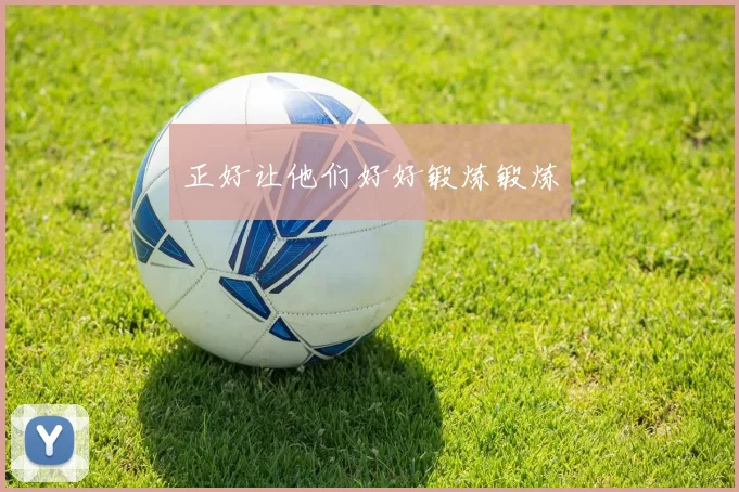 正好让他们好好锻炼锻炼