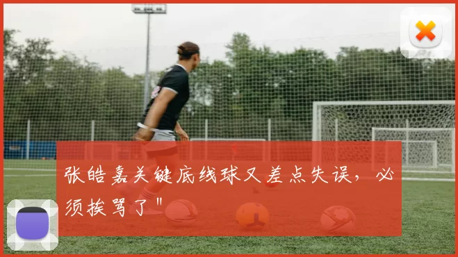 张皓嘉关键底线球又差点失误，必须挨骂了＂