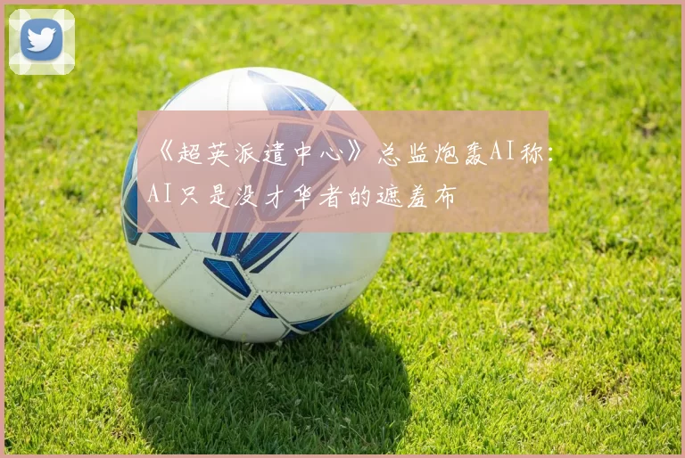 《超英派遣中心》总监炮轰AI称：AI只是没才华者的遮羞布