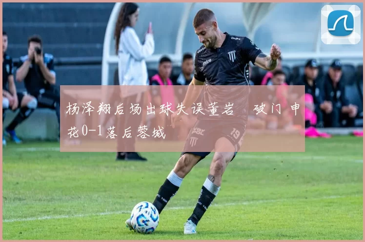 杨泽翔后场出球失误董岩鋒破门 申花0-1落后蓉城